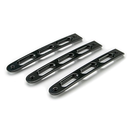 Dv8 Offroad 200718 JEEP JK BLACK SLOT STYLE DOOR HANDLE INSERTS SET OF 3 D-JP-190026-BK-3